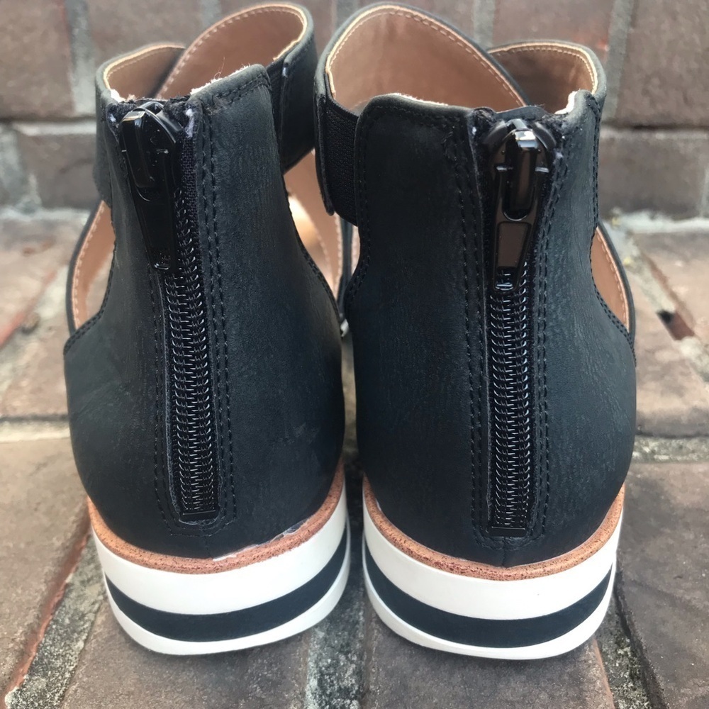 New wo Box Life Stride Zoom Peep Toe Sandal in Black | Size 9.5 - Picture 4 of 10